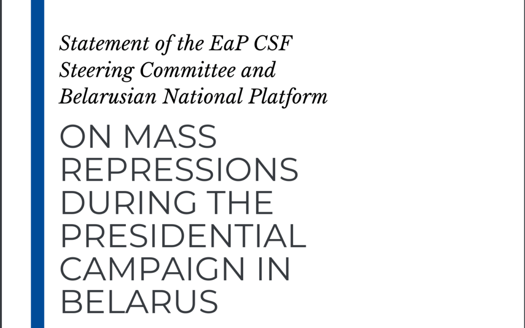 Mass repressions during presidential campaign in Belarus