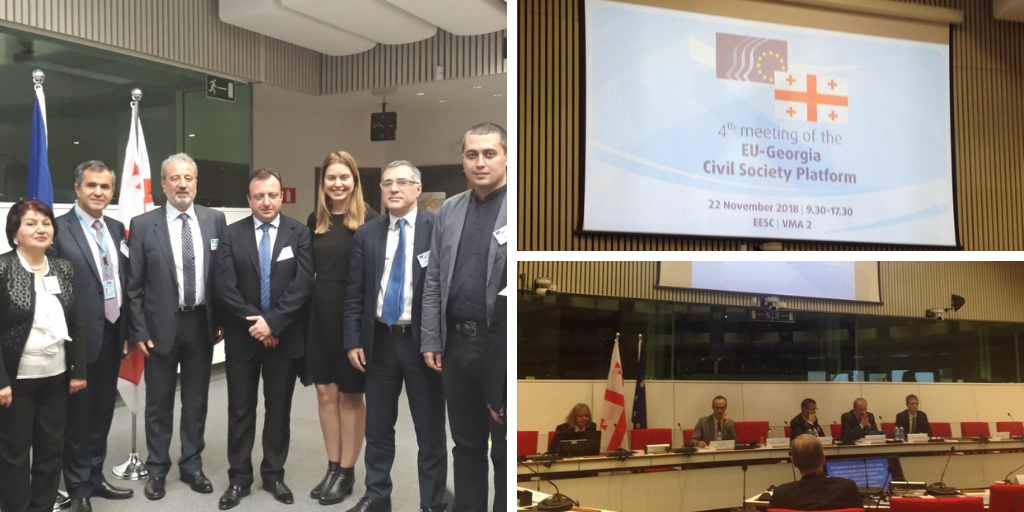 EaP CSF Contributes to 2 EU-Georgia Civil Society Platform Meetings under EESC, Focusing on SMEs and Energy Efficiency