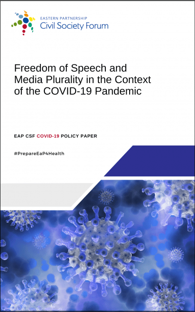 COVID-19 Policy Paper: Freedom of Speech and Media Plurality