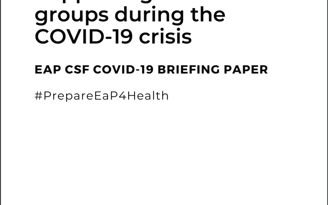 COVID-19 Briefing Paper: supporting vulnerable groups