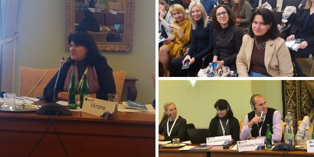 EaP CSF Presents a Position Paper on Gender Responsive Budgeting at 15th EaP Panel on Governance and Public Administration Reform (PAR) in Prague