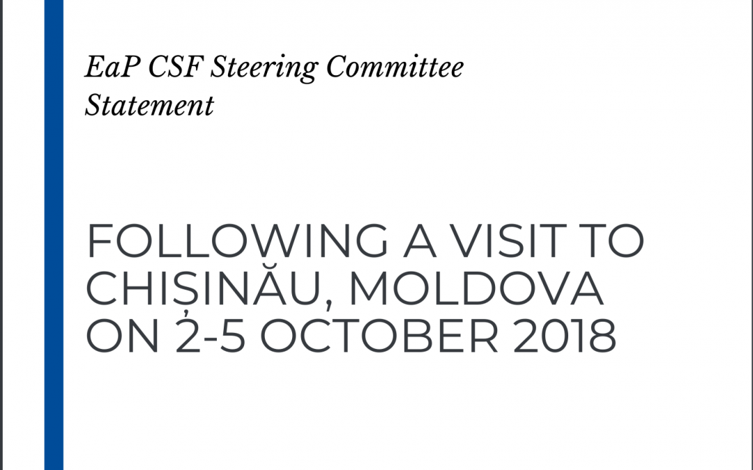 Statement After a Visit to Chisinau in 2018