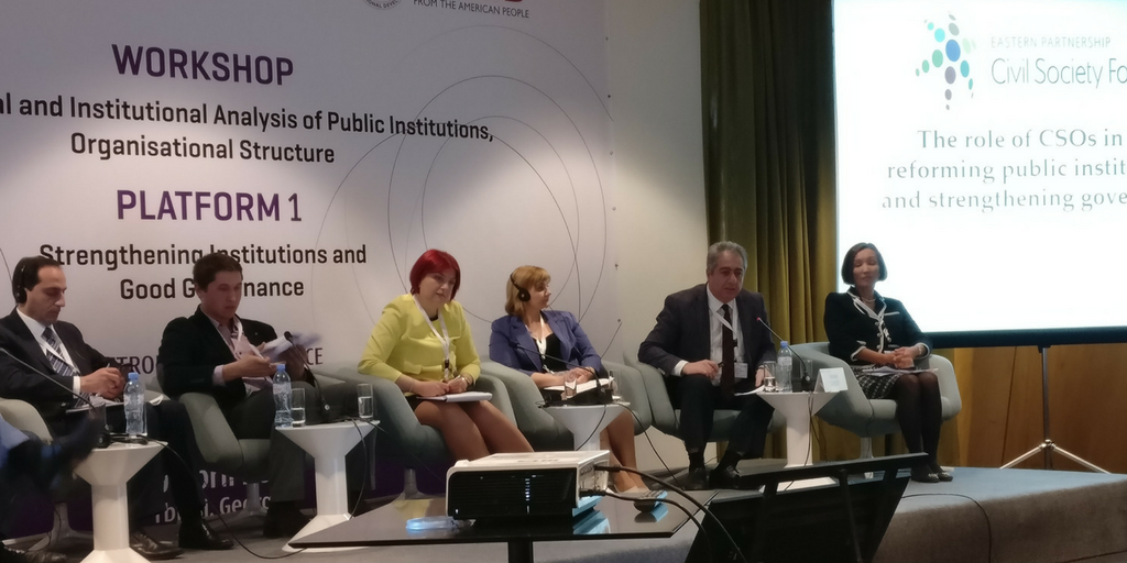 EaP CSF delivers recommendations at the EaP Workshop on Public Administration Reform in Tbilisi