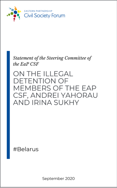 Steering Committee Statement on the illegal detention of EaP CSF members in Belarus